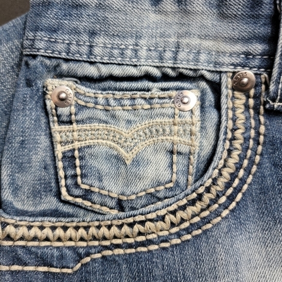 Gs115 Gramercy Slim Fit Jeans Blue Size 40x33 Men's - Picture 5 of 9